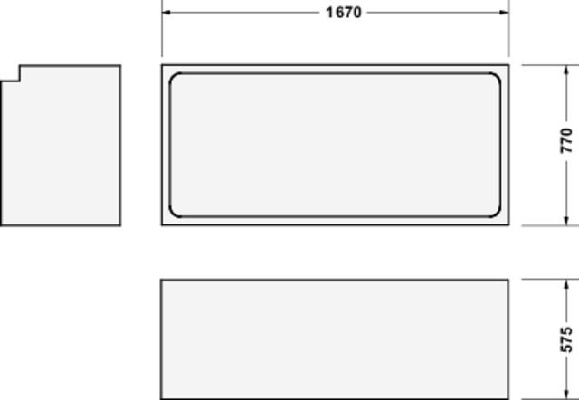 Duravit Wannenträger für Badewanne 700336