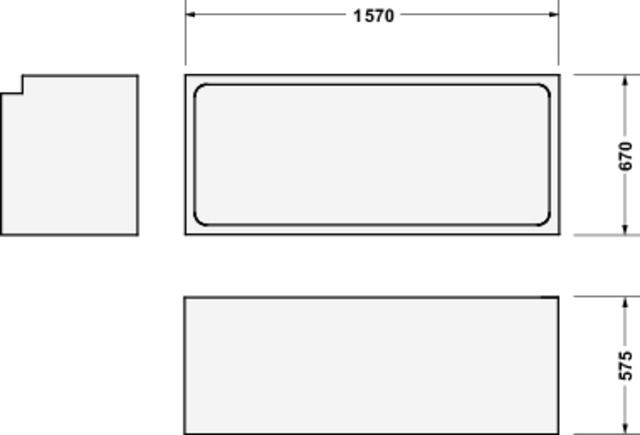 Duravit Wannenträger für Badewanne 700333 Duravit Wannenträger für Badewanne 700333