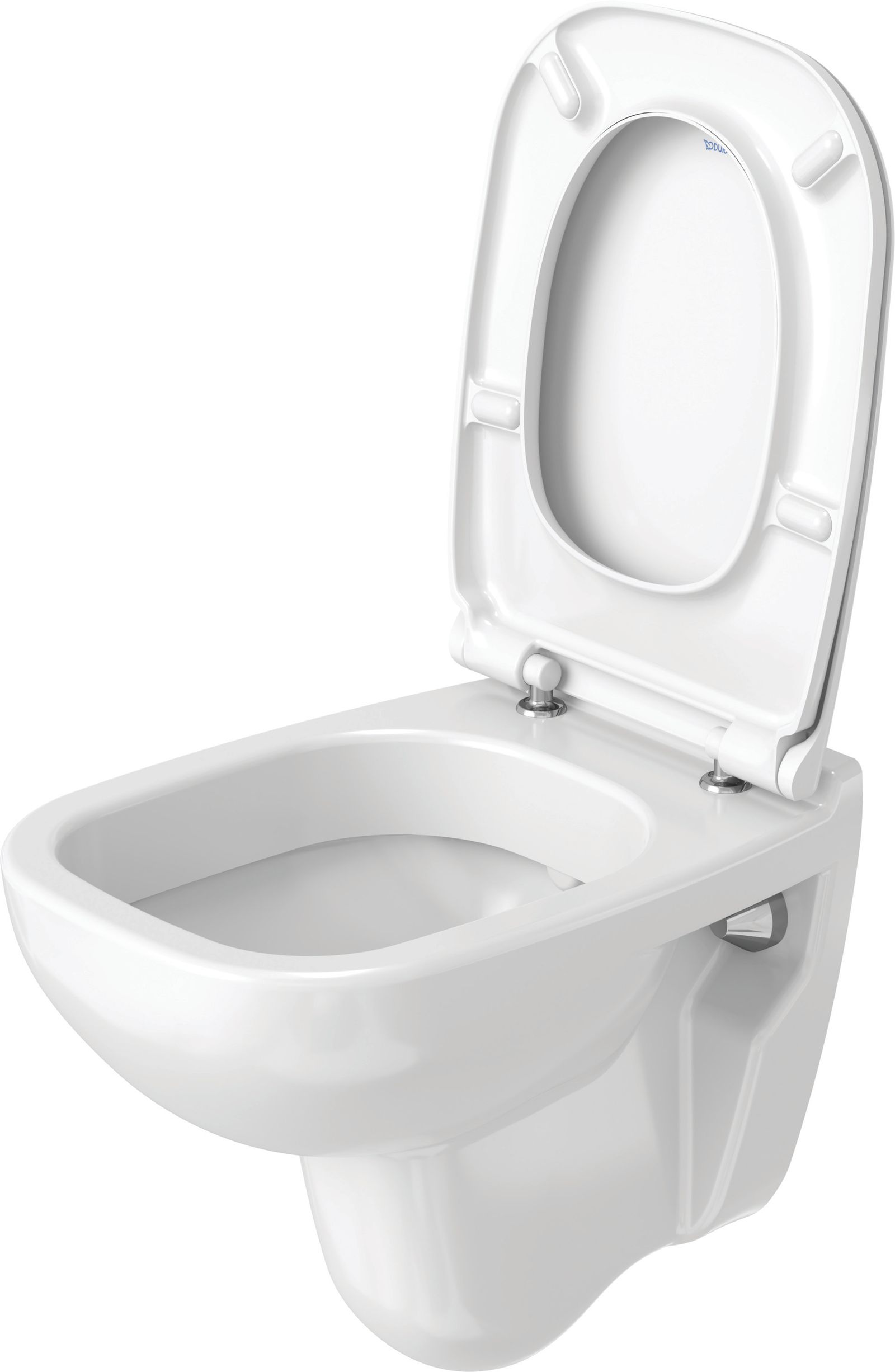 Duravit WC-Sitz D-Code mit Absenkautomatik, Scharniere Kunststoff, weiß