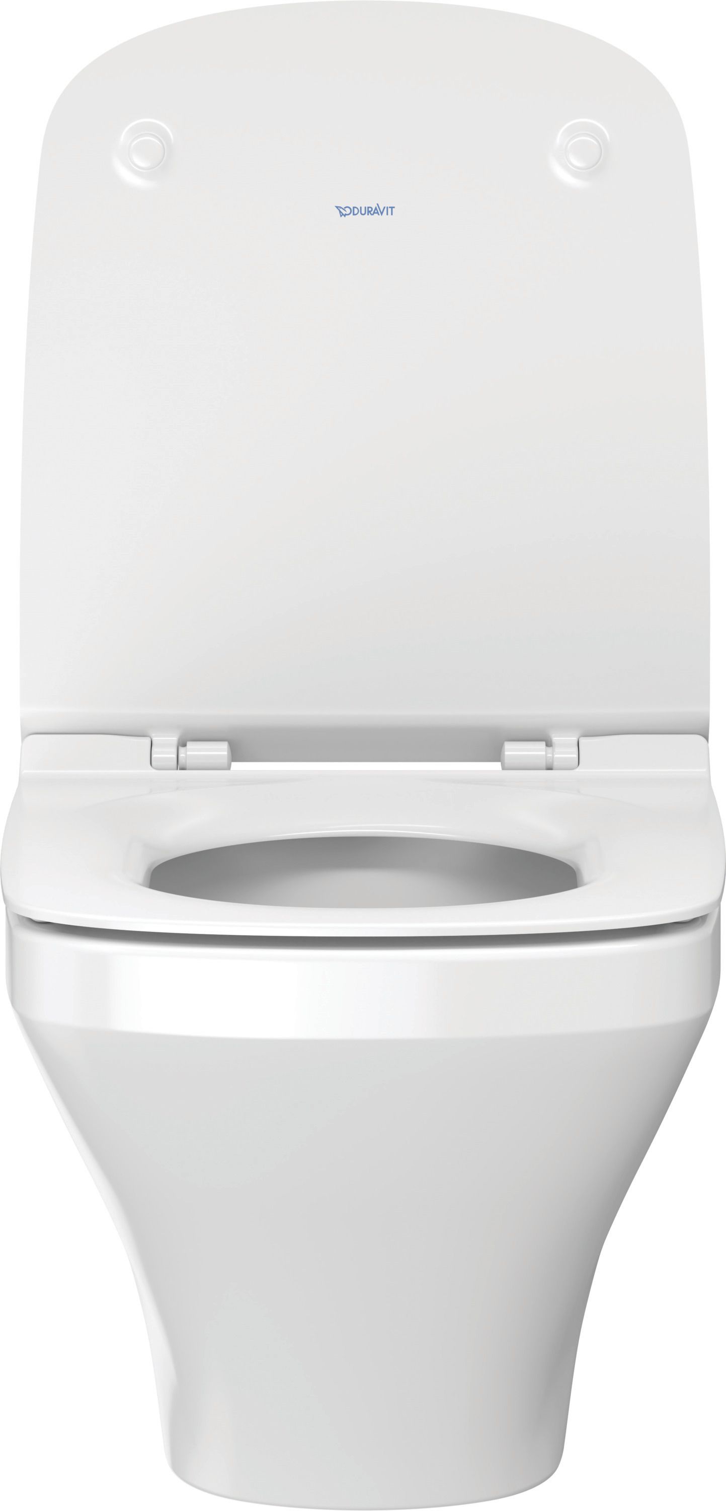 Duravit WC-Sitz DuraStyle ohne Absenkautomatik, Scharniere Edelstahl, weiß