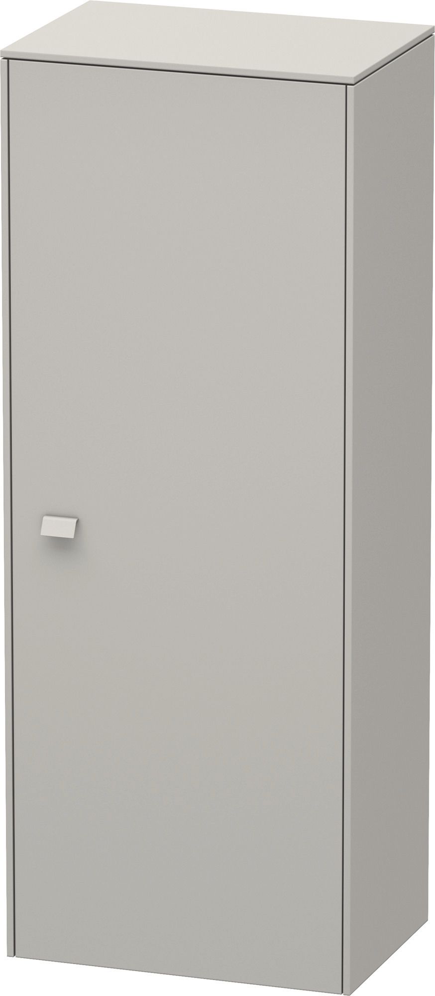 Duravit Halbhochschrank Brioso Individual, Tür rechts, Betongrau matt