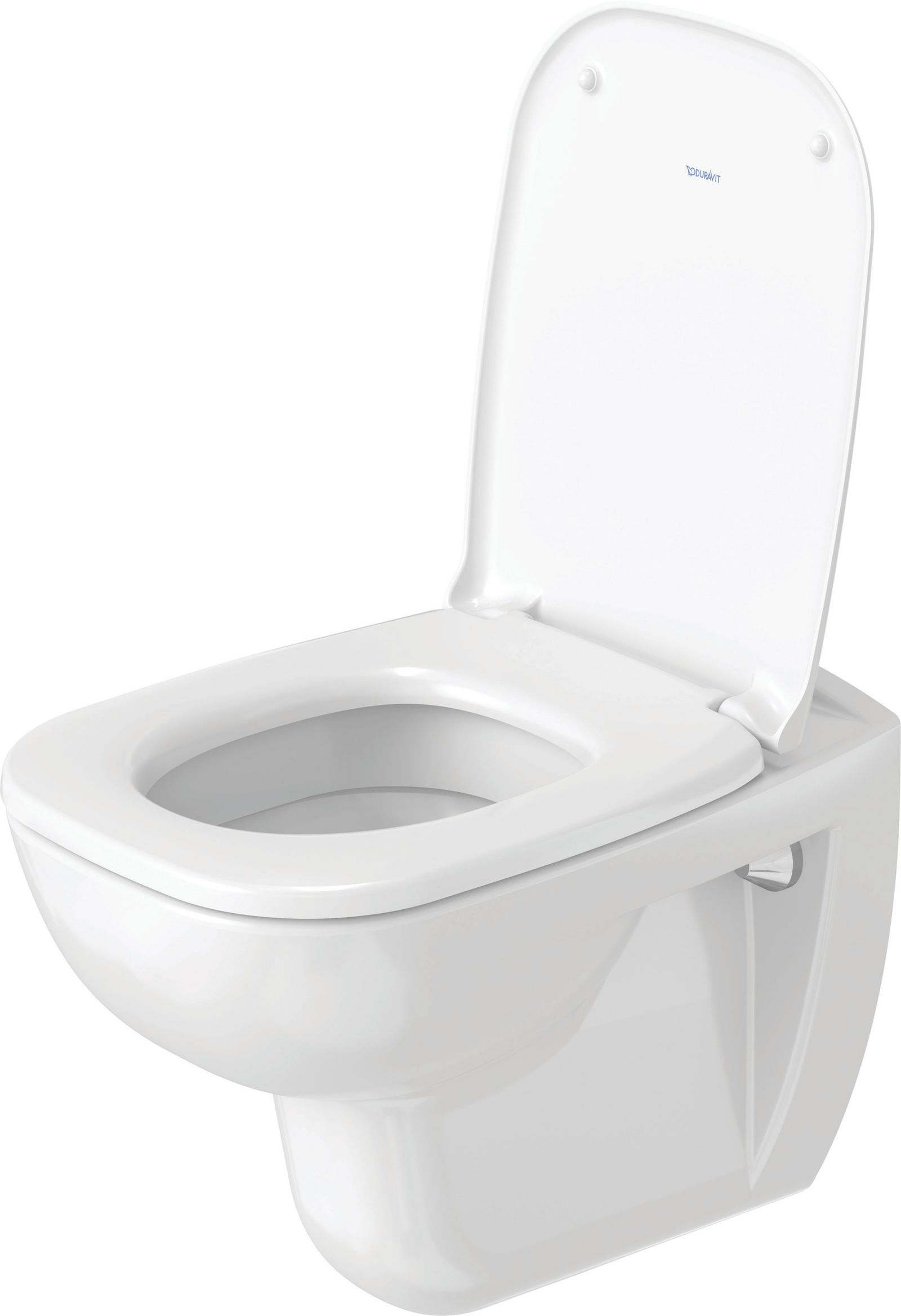 Duravit WC-Sitz D-Code ohne Absenkautomatik Scharniere Edelstahl, weiß