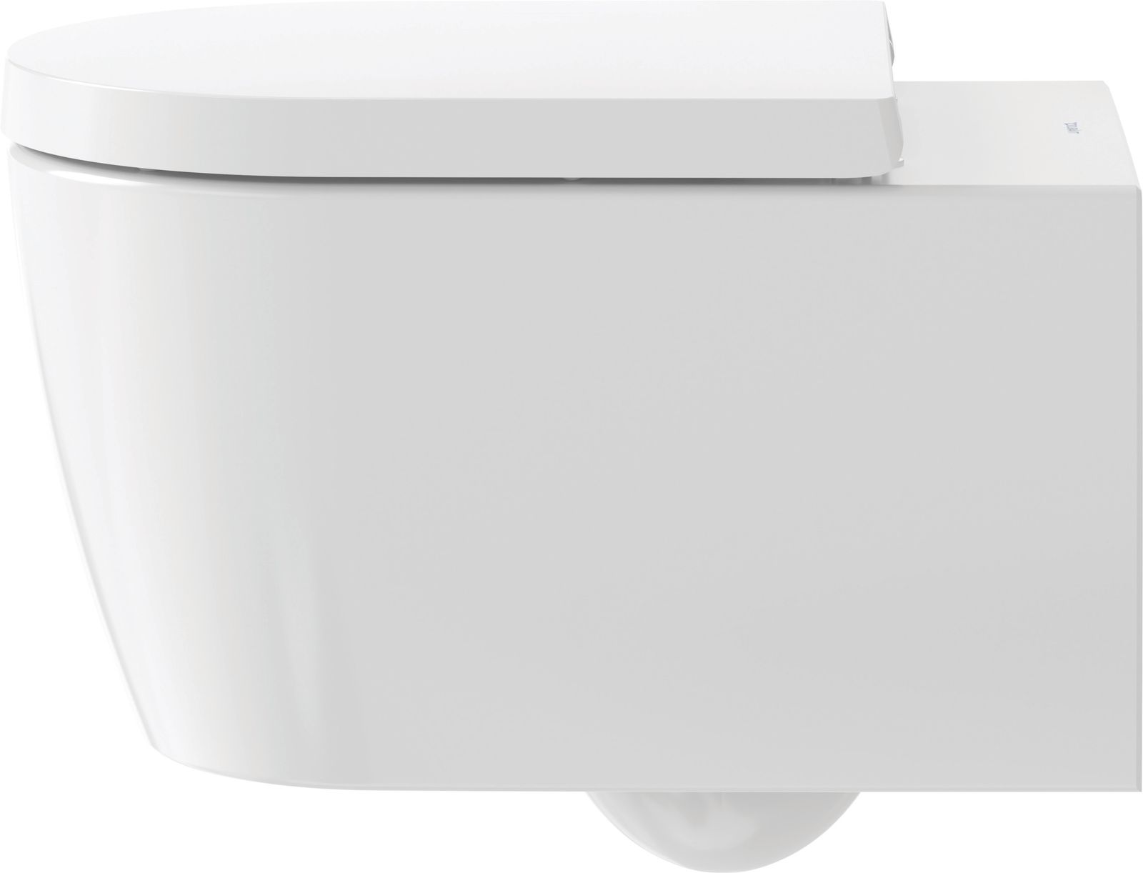 Duravit Wand-Tiefspül-WC Set Me by Starck mit WC-Sitz, Rimless, weiß