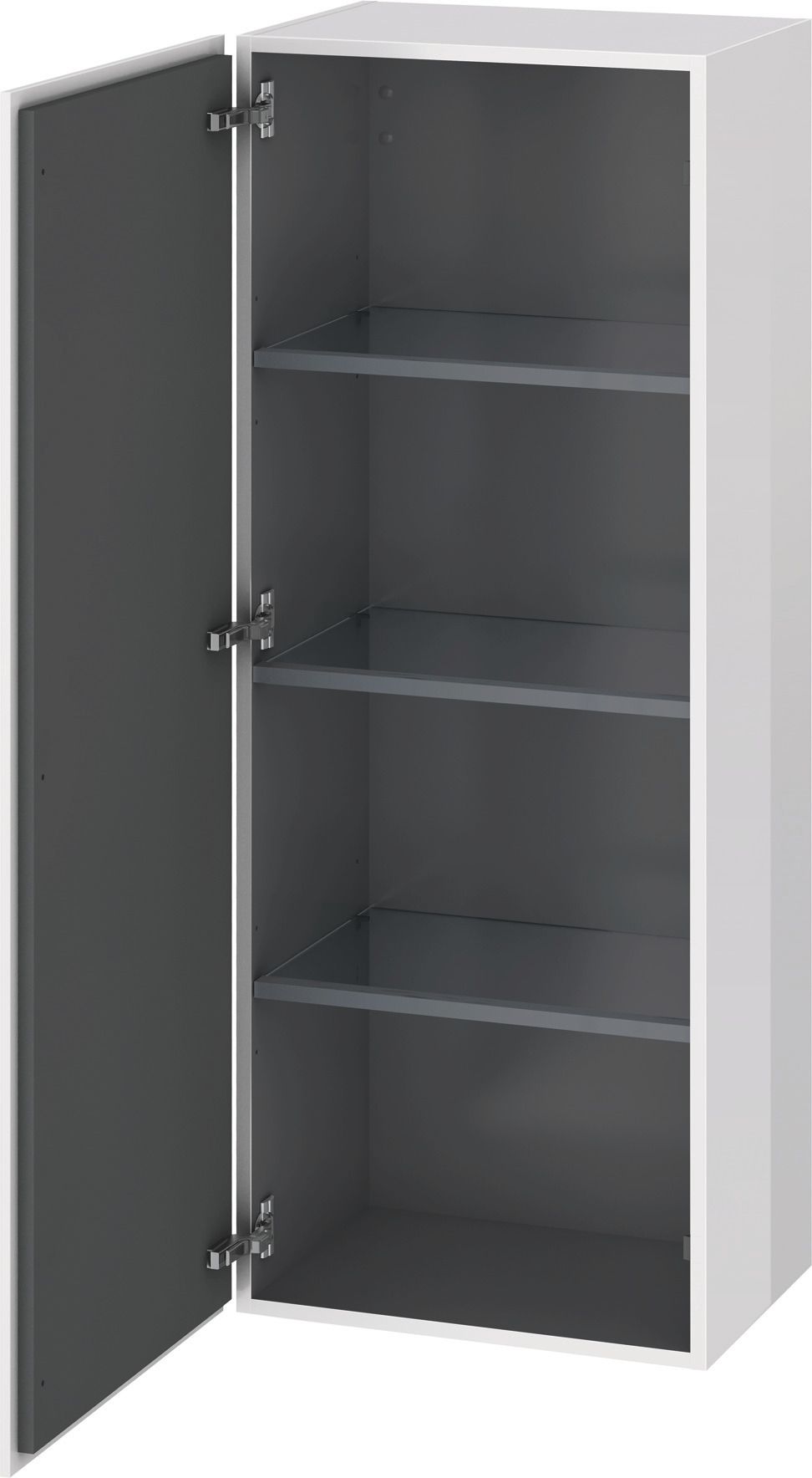 Duravit Halbhochschrank L-Cube 50x36,3x132cm, Tür rechts, eiche natur