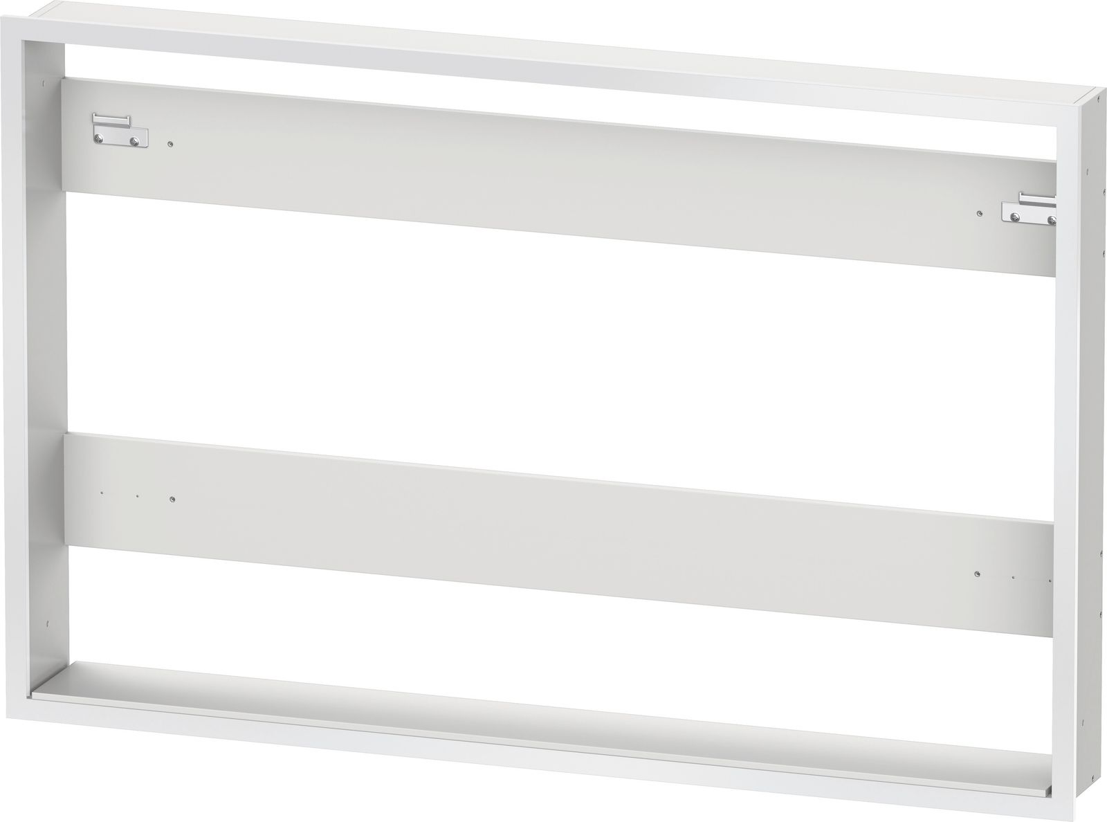 Duravit Einbauset 126,1 x 13,9 cm, Rahmen für Spiegelschrank Good/Better