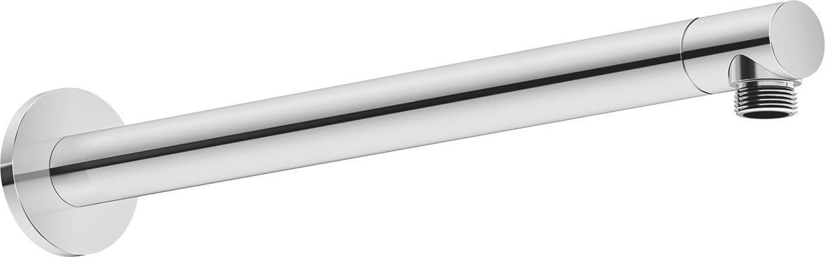 Duravit Brausearm 352mm, gerade, runde Rosette, chrom