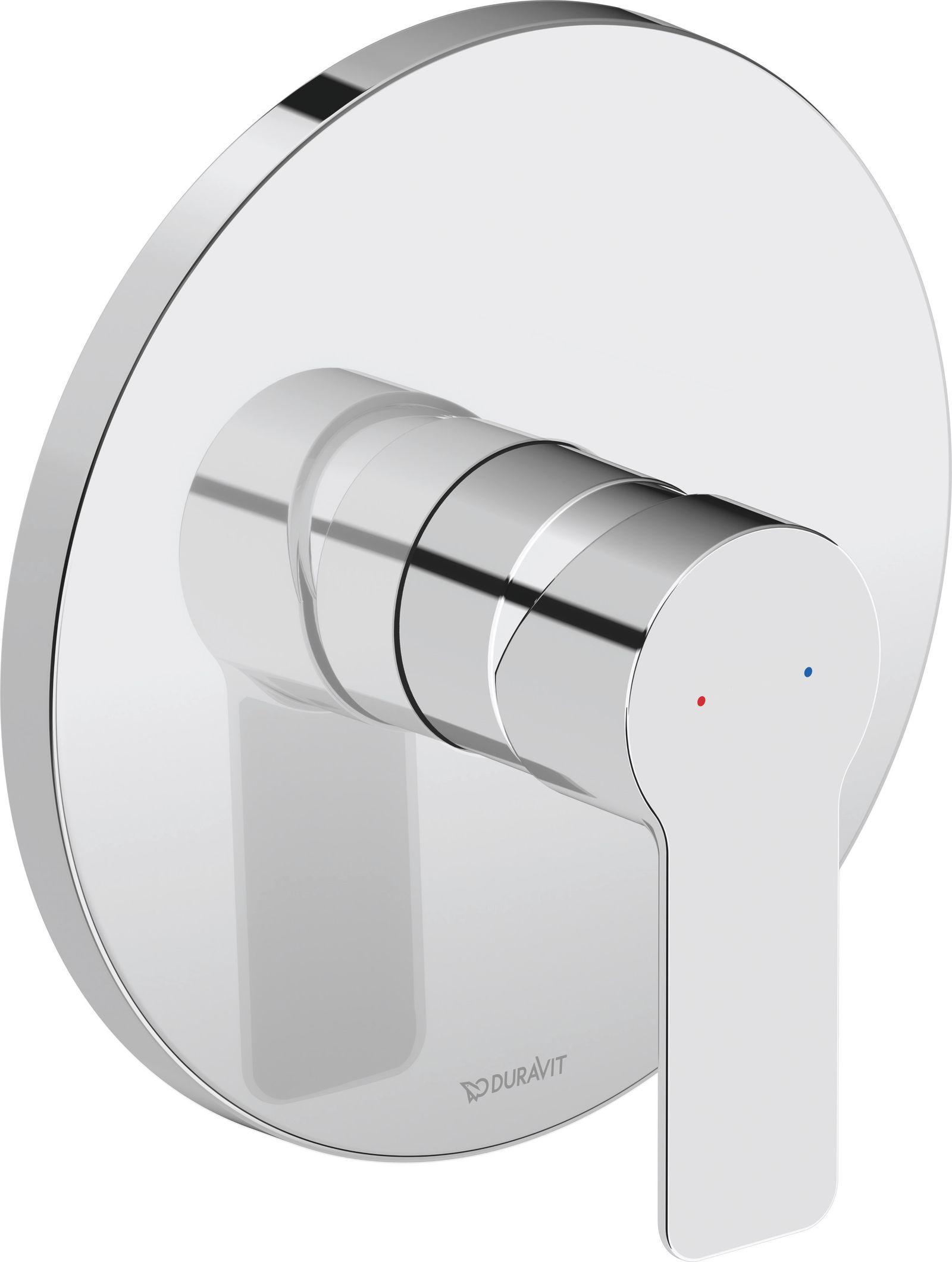 Duravit Fertigmontageset Unterputz-Brause-Einhebelmischer D-Code Keramikmischsystem, rund, 24,5 l, chrom