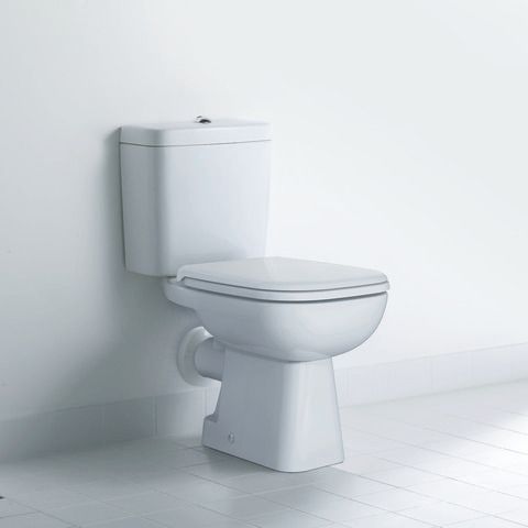 Duravit WC-Sitz D-Code mit Absenkautomatik, Scharniere Kunststoff, weiß