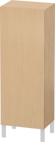 Duravit Halbhochschrank L-Cube 50x36,3x132cm, Tür rechts, eiche natur