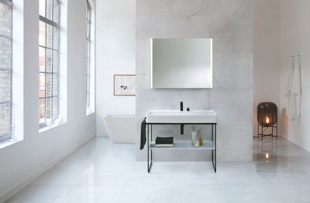 Duravit 2-Loch-Waschtisch-Armatur M D.1 Ausladung 148mm, ohne Zugstangen-Ablaufgarnitur, schwarz matt