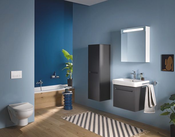 Duravit Waschtisch-Unterschrank No. 1 59 x 42,6 x 47,8 cm, Graphit Matt, 1, Schubkasten, 1 Auszug, wandhängend
