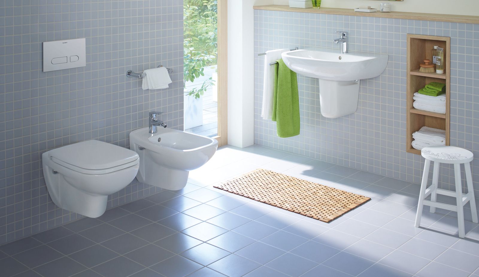 Duravit Halbsäule D-Code 24,5x26,8cm, weiß