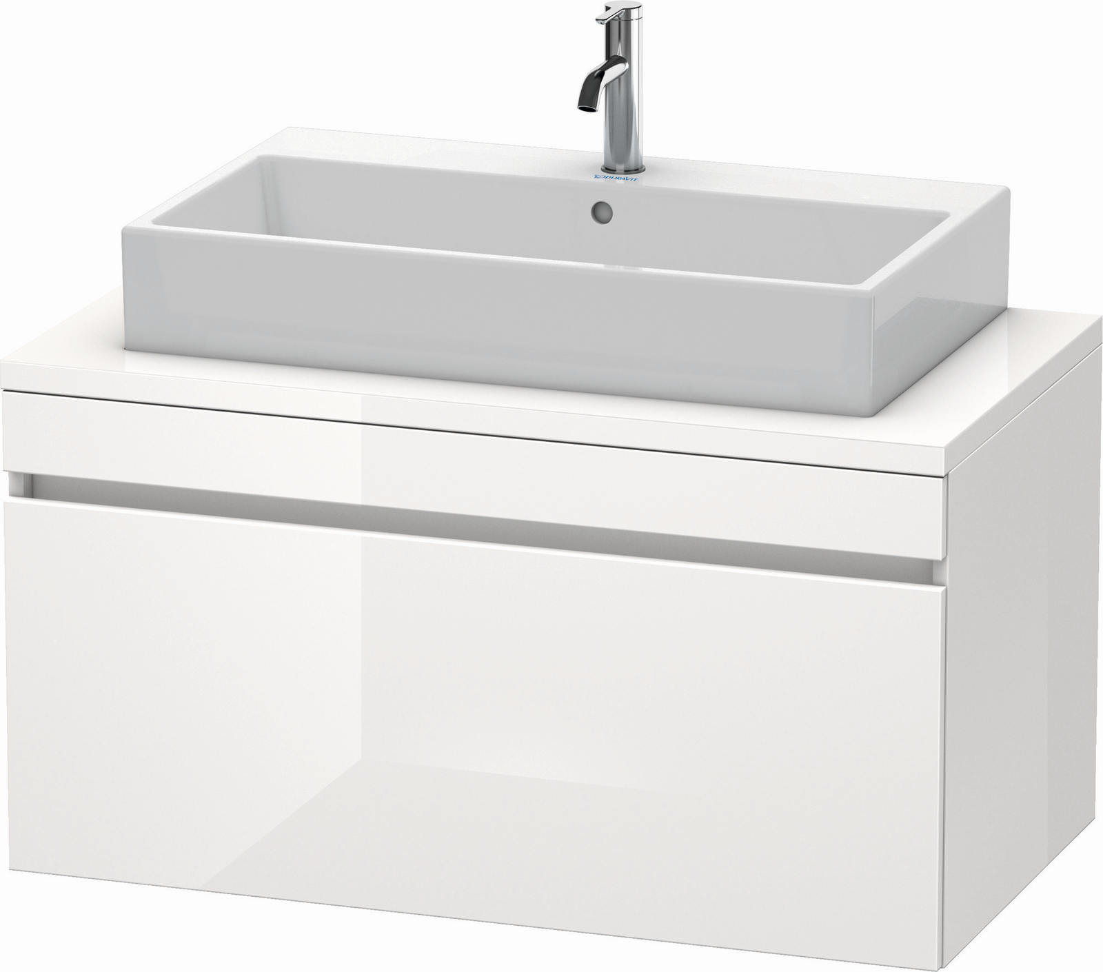 Duravit Waschtisch-Unterschrank DuraStyle 100 x 54,8 cm, Eiche natur, für Konsole, 1 Auszug