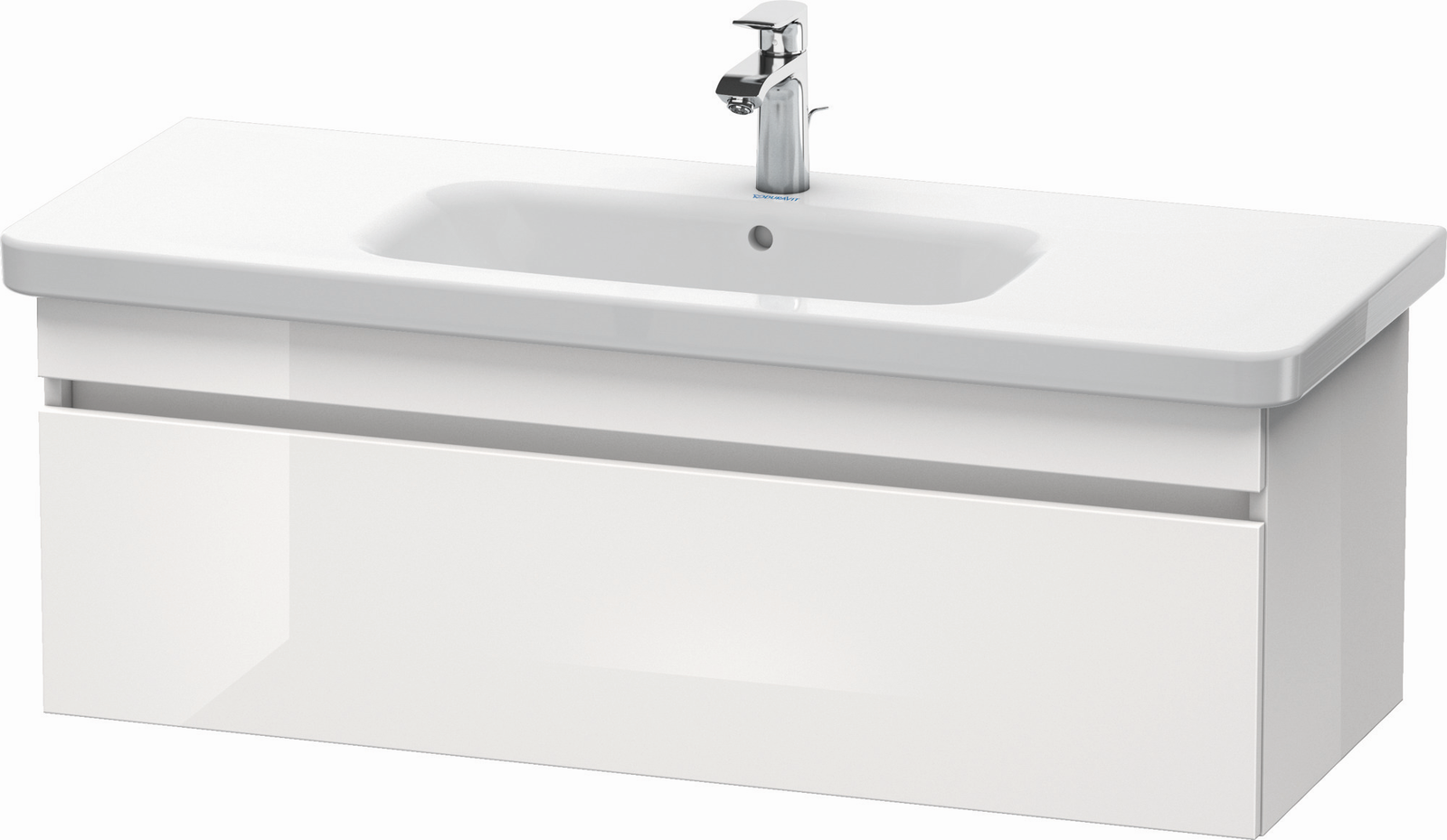 Duravit Waschtisch-Unterschrank DuraStyle 113 x 44,8 cm, Eiche terra, 1 Auszug, wandhängend