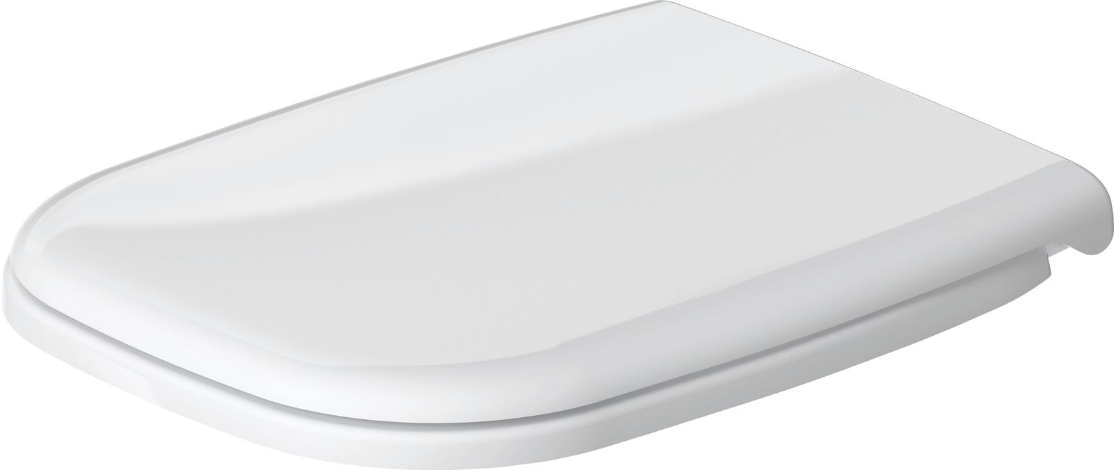 Duravit WC-Sitz D-Code mit Absenkautomatik, Scharniere Kunststoff, weiß