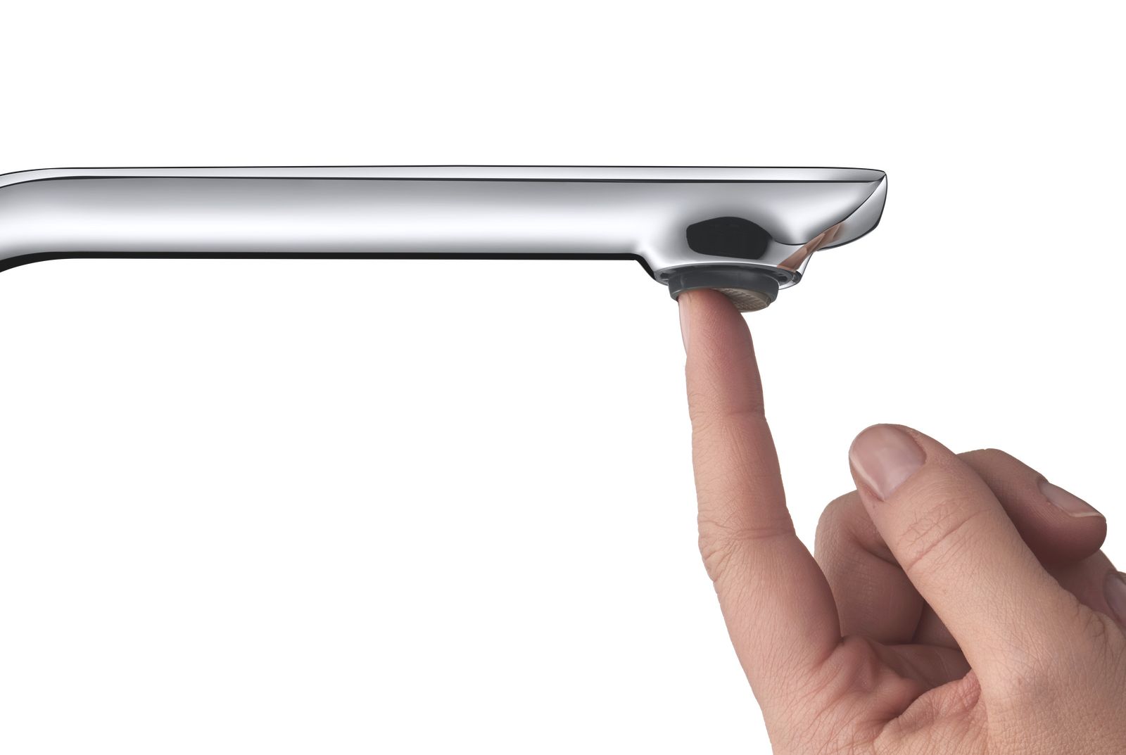 Duravit 2-Loch-Waschtisch-Armatur XL D.1 Ausladung 180mm, ohne Zugstangen-Ablaufgarnitur, chrom
