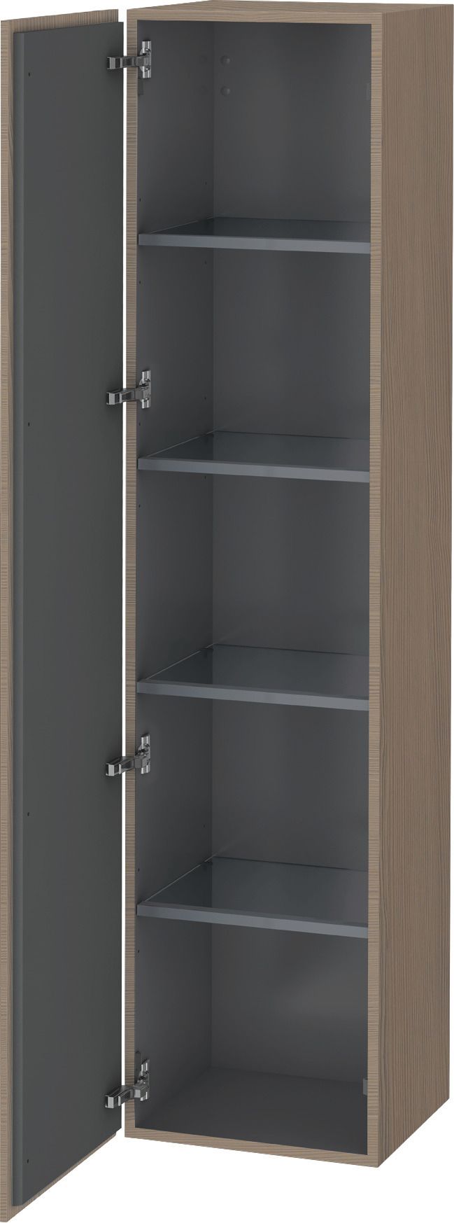 Duravit Hochschrank L-Cube 40x36,3x176cm, Tür links, eiche terra