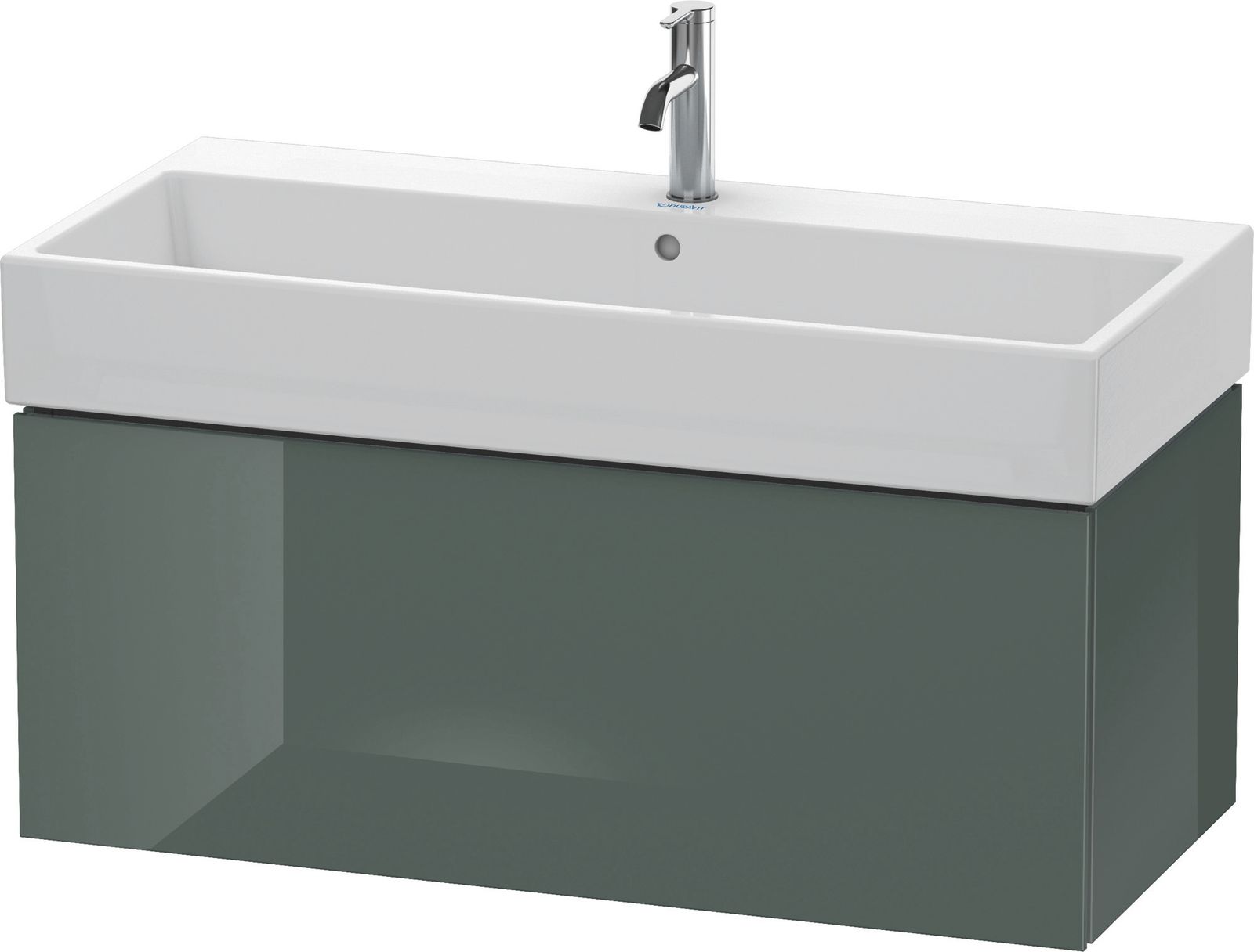Duravit Waschtisch-Unterschrank L-Cube 98,4x 45,9 cm, dolomiti grey Hochglanz, 1 Auszug, wandhängend Duravit Waschtisch-Unterschrank L-Cube 98,4x 45,9 cm, dolomiti grey Hochglanz, 1 Auszug, wandhängend
