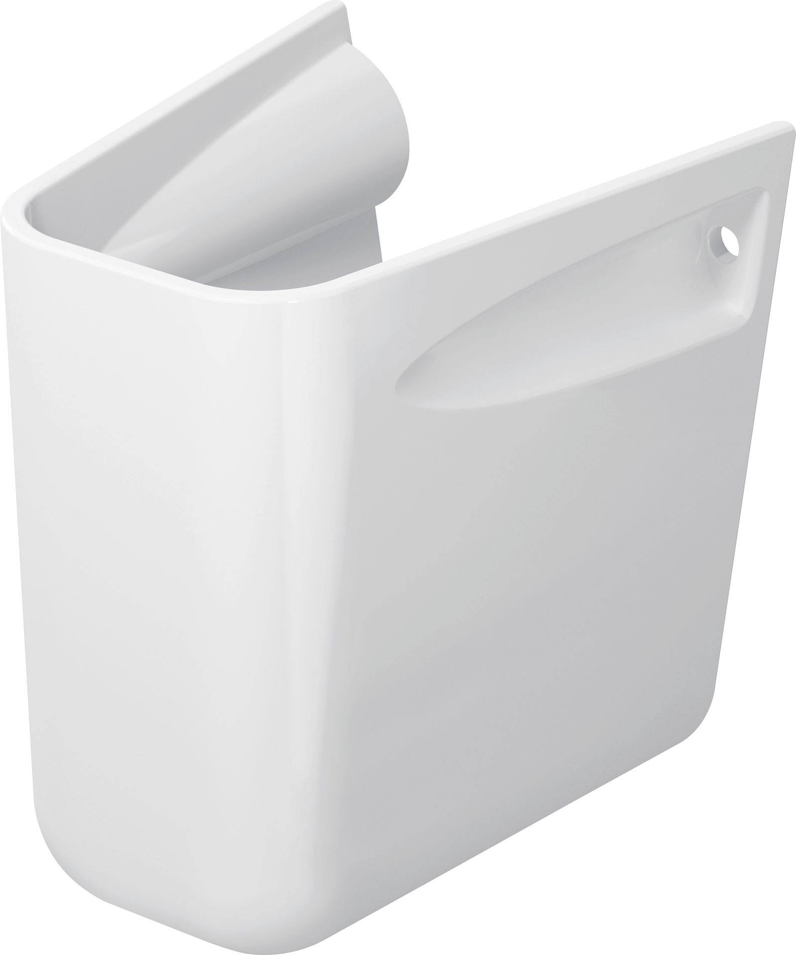 Duravit Halbsäule D-Code 24,5x26,8cm, weiß