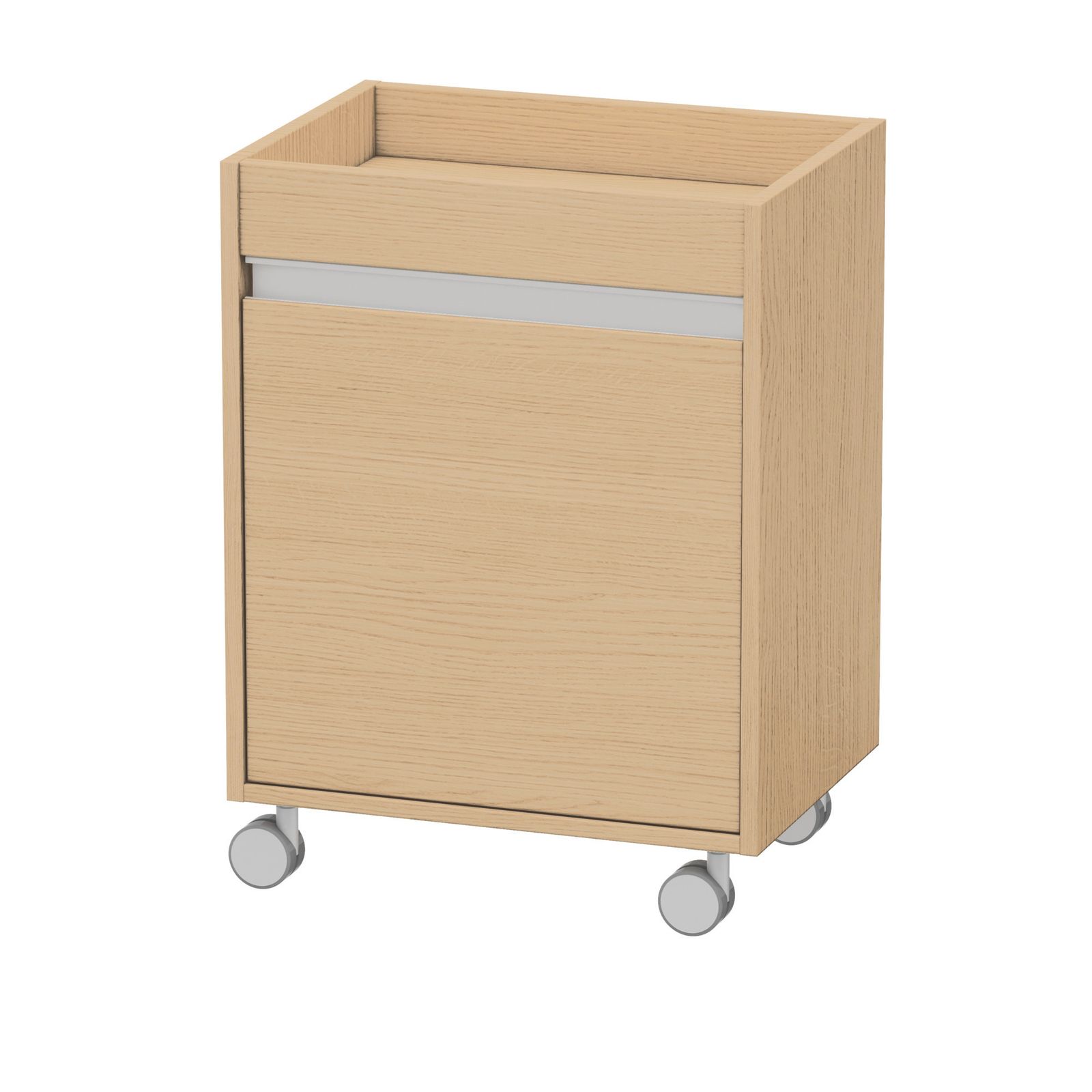 Duravit Rollcontainer Ketho 50x36x67cm, Tür links, Eiche natur