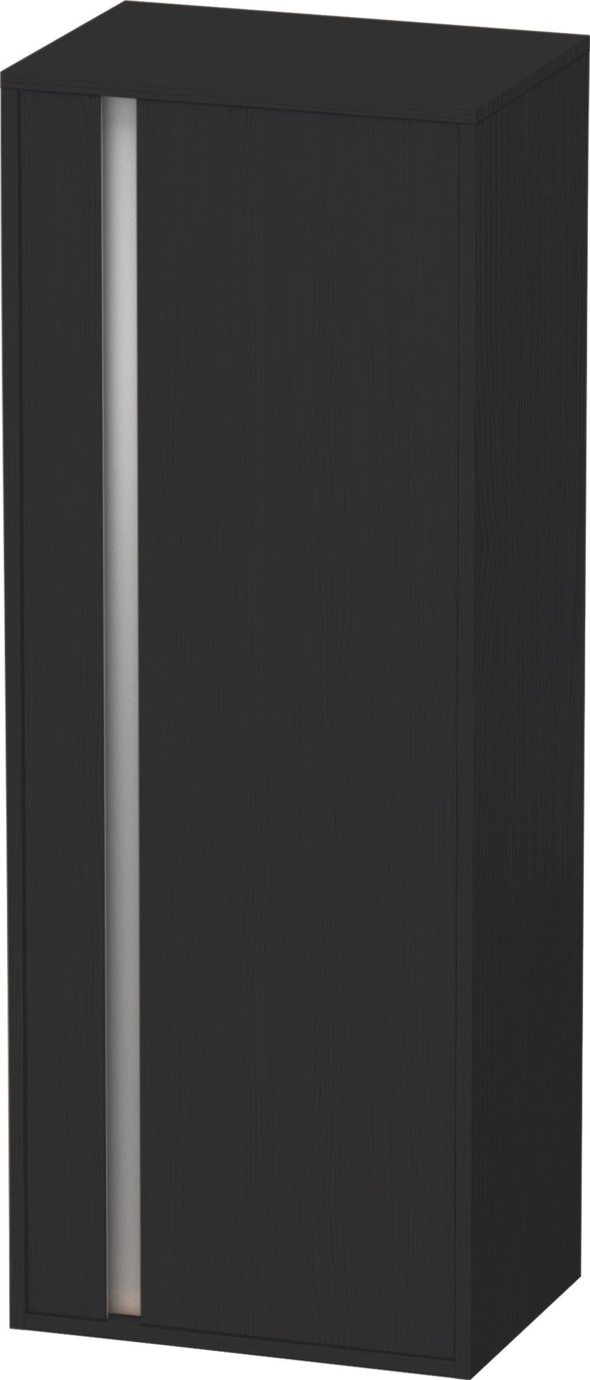 Duravit Hochschrank Ketho 50 x 36 cm, Tür rechts, Eiche schwarz