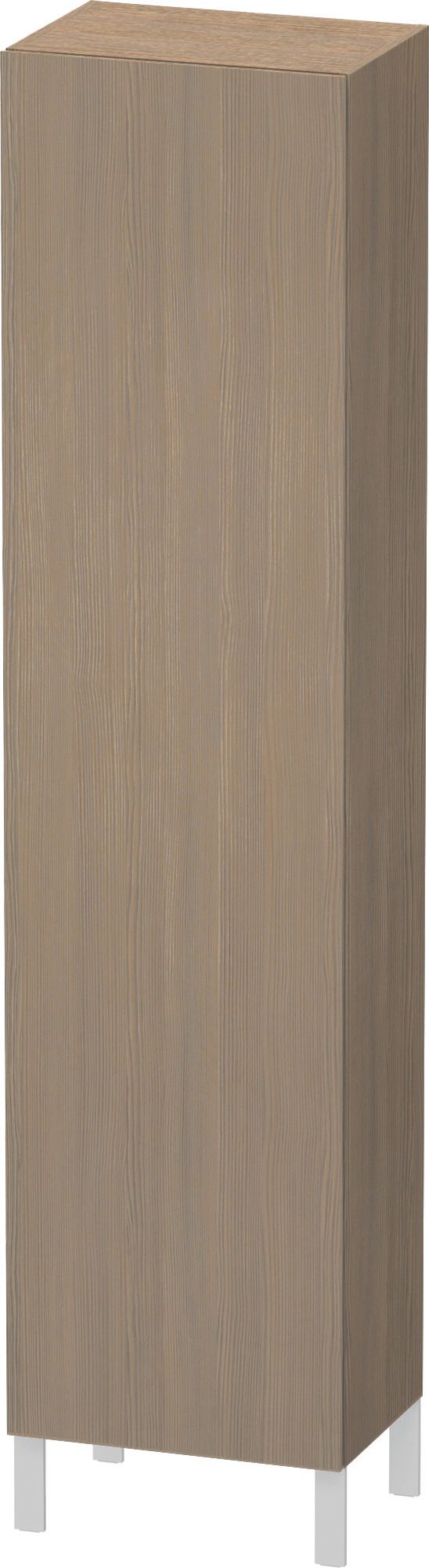 Duravit Hochschrank L-Cube individual, Tür rechts, eiche terra