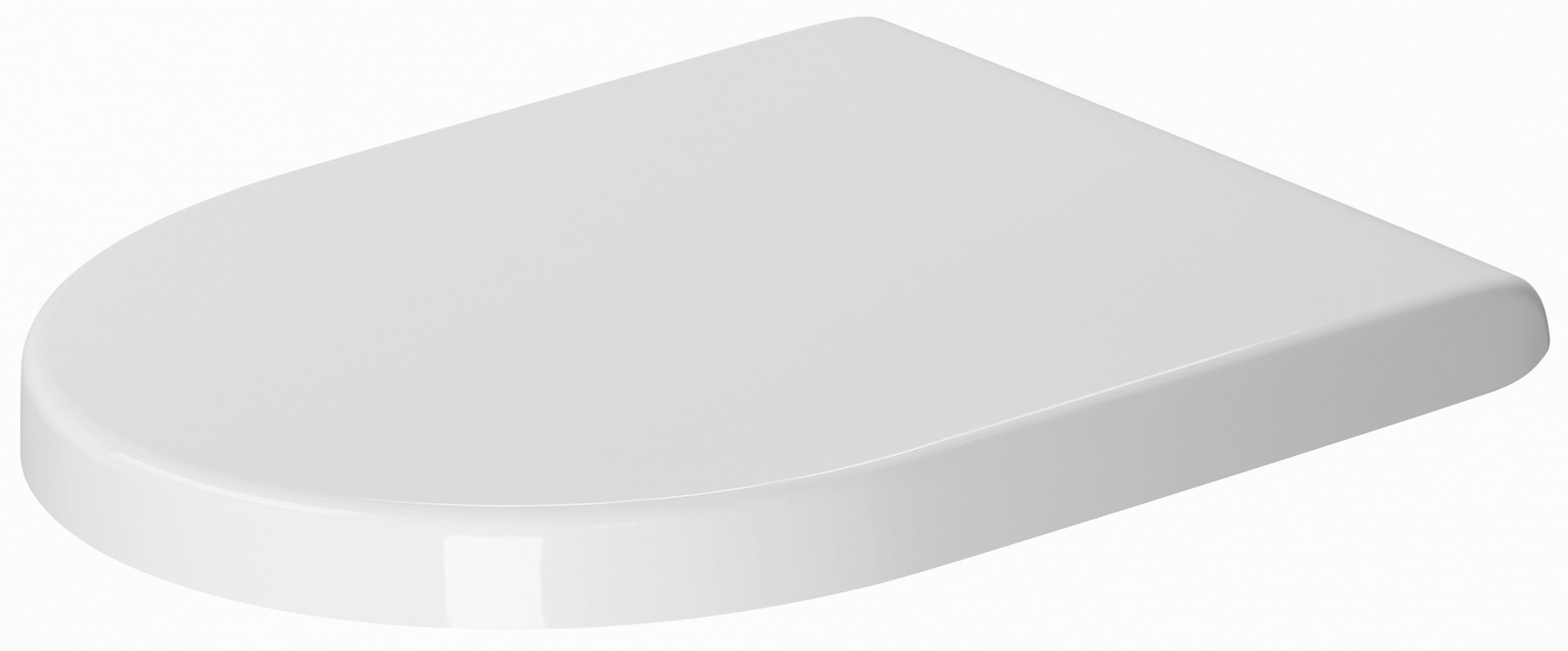 Duravit WC-Sitz Starck 3 ohne Absenkautomatik, Scharniere Edelstahl, weiß