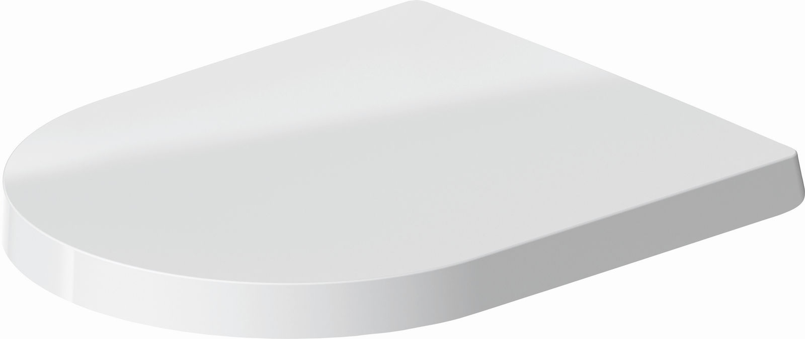 Duravit WC-Sitz Me by Starck Scharniere Edelstahl, mit Absenkautomatik, abnehmbar, weiß
