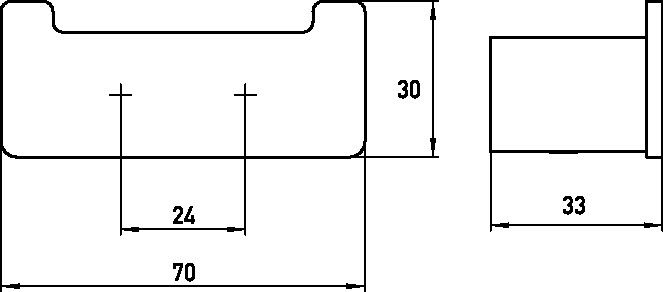 EMCO Doppelhaken Loft schwarz