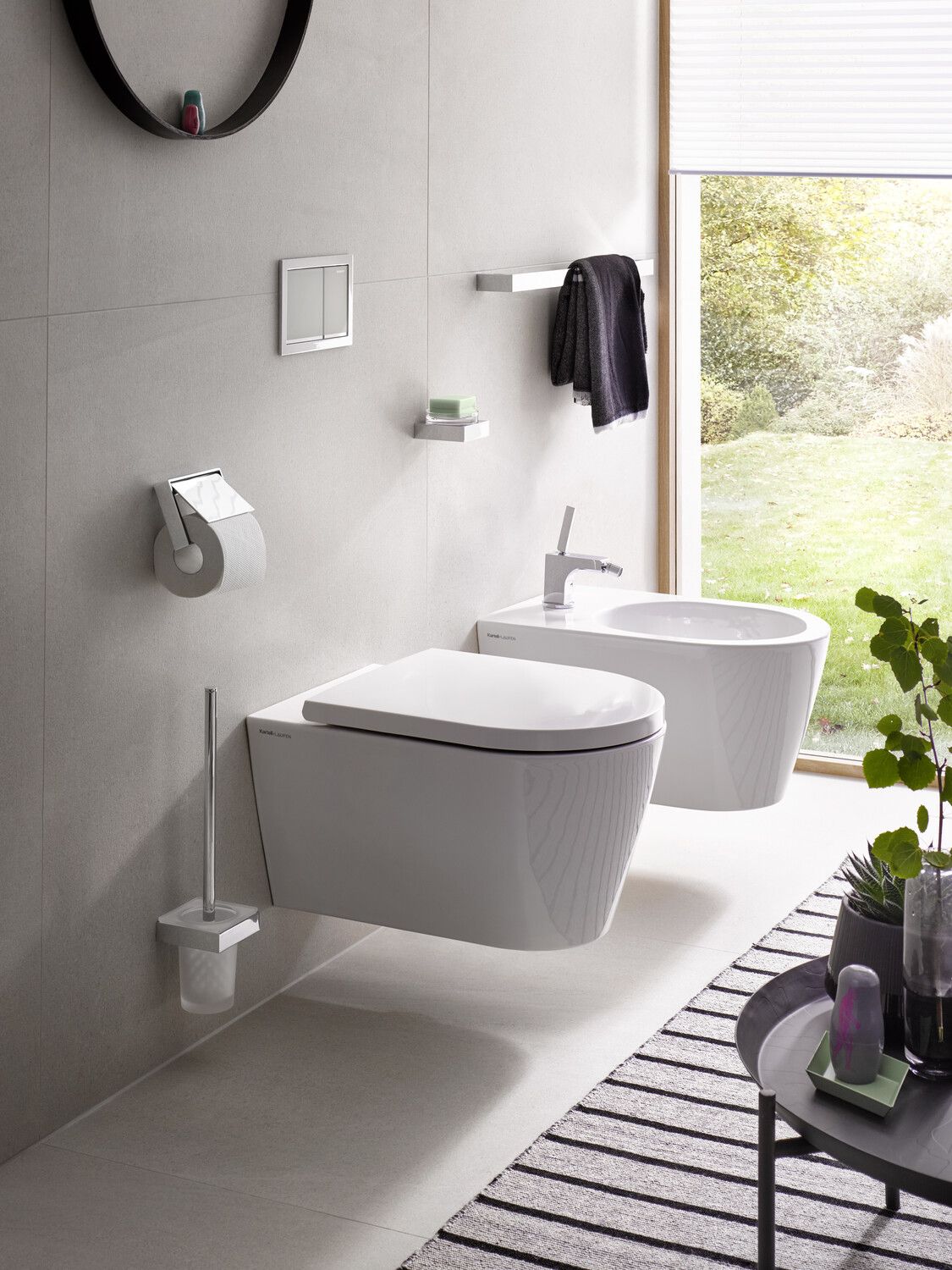 EMCO Papierhalter Liaison chrom, mit Deckel