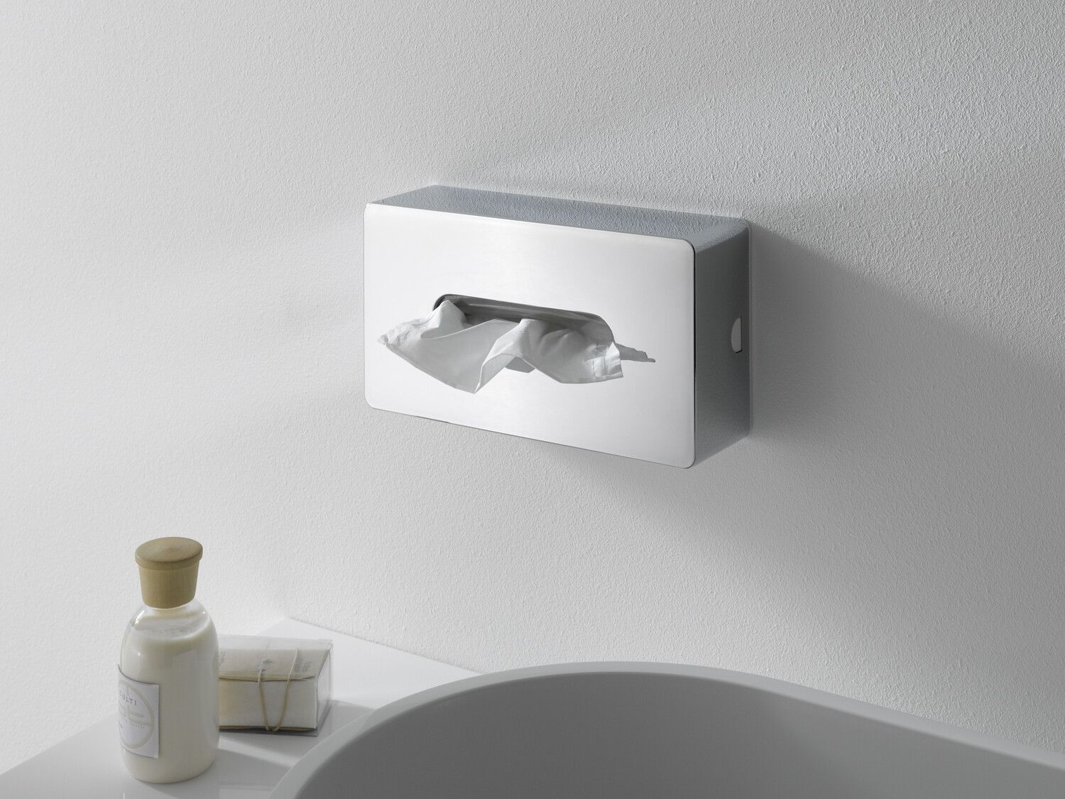 EMCO Kosmetiktuchbox Loft chrom, Wandmodell