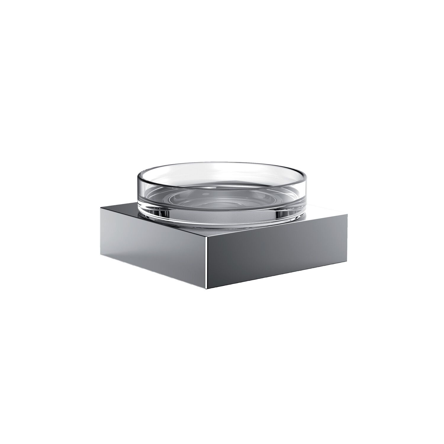 EMCO Seifenhalter Liaison chrom, Schale Kristallglas klar