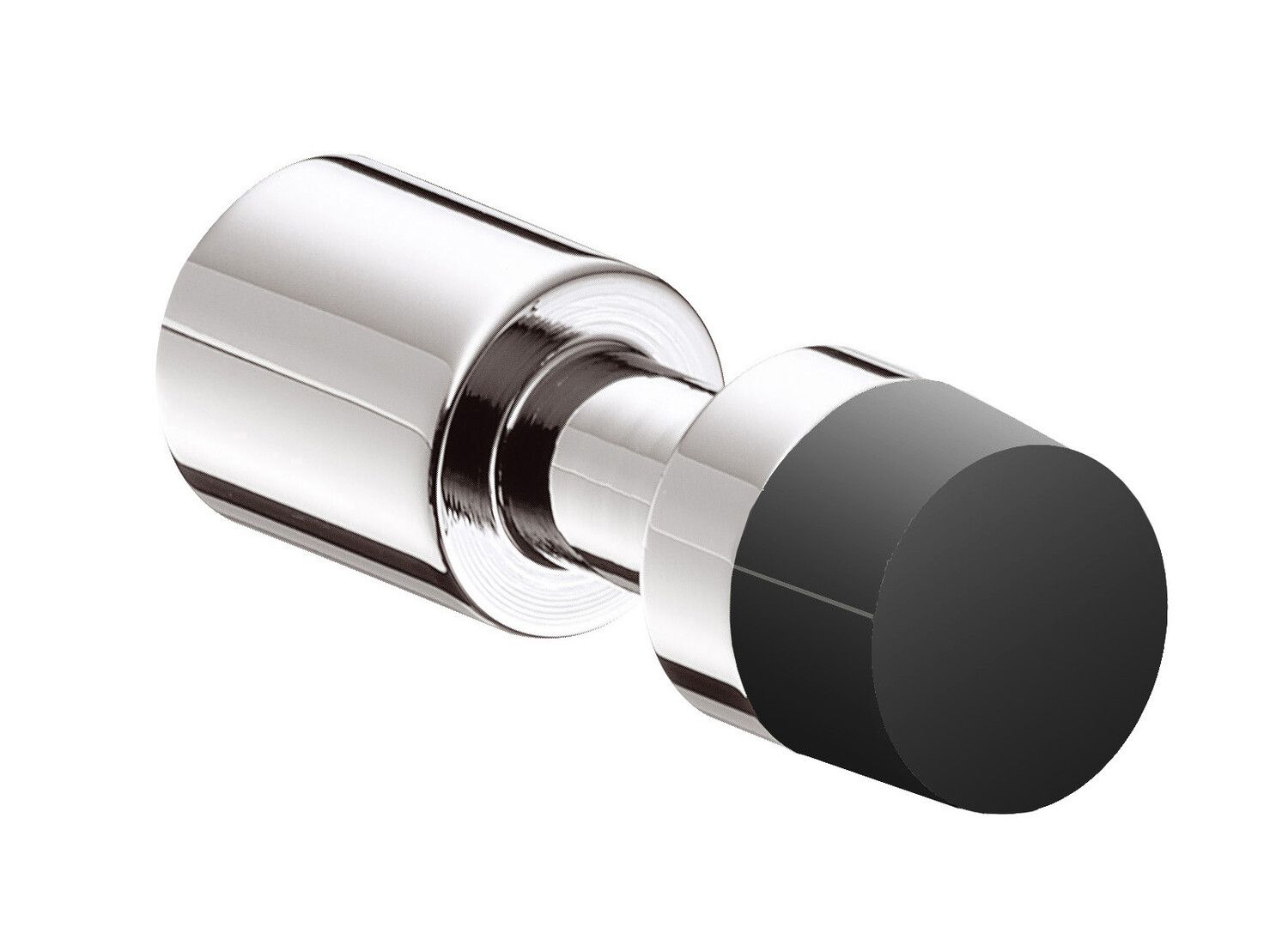 EMCO Handtuchhaken System 2 chrom/schwarz, mit Türstopper