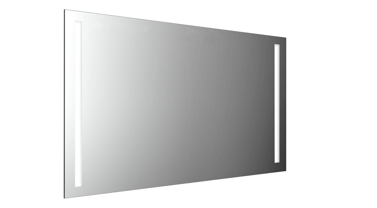 EMCO LED-Lichtspiegel MI 270 1400 x 800 mm, 2 Lichtausschnitte links/rechts, Sensorschalter/Unterlicht