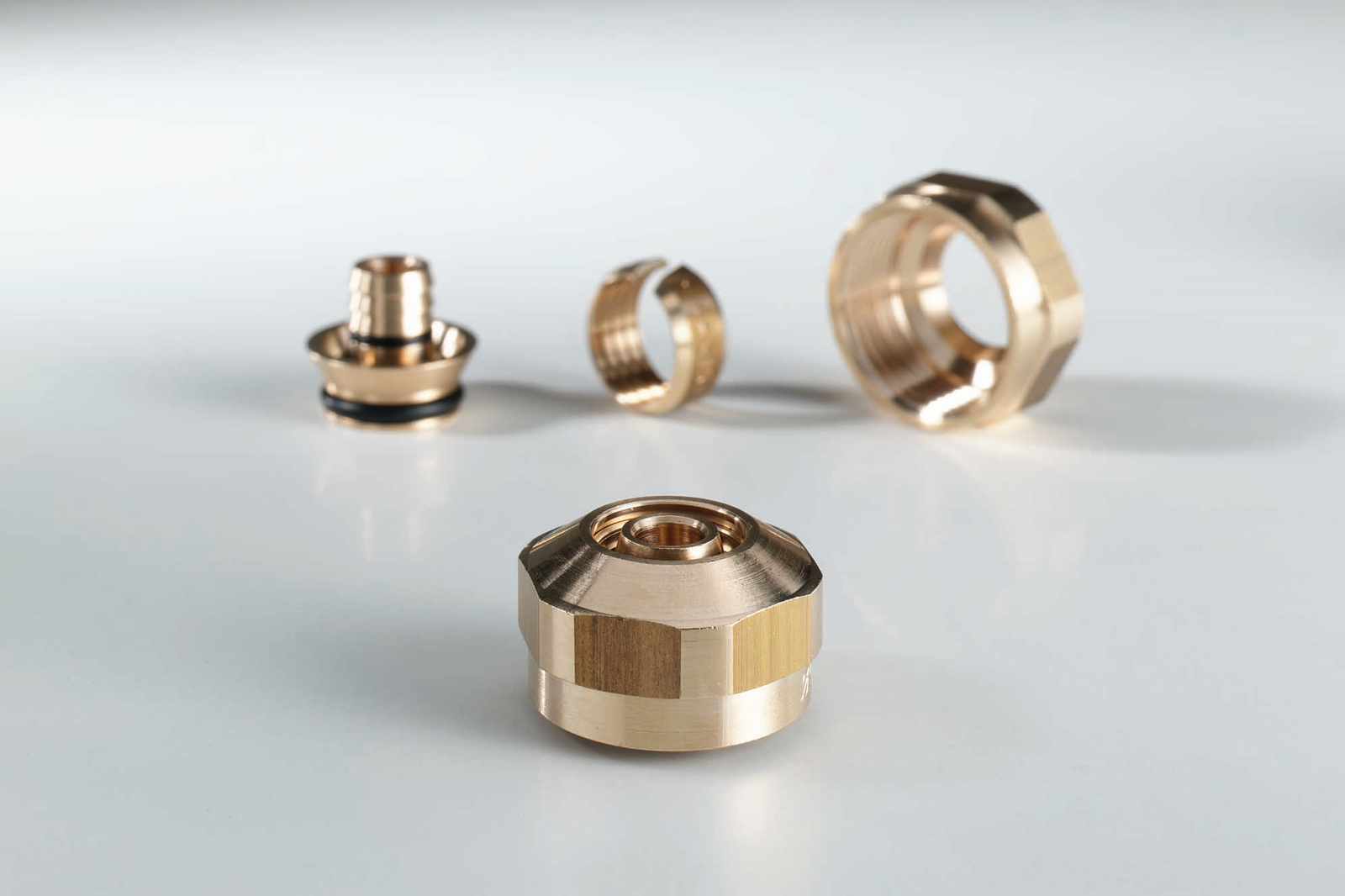 EMPUR Klemmverschraubung PUR-THERM 17 x 2 mm, Messing