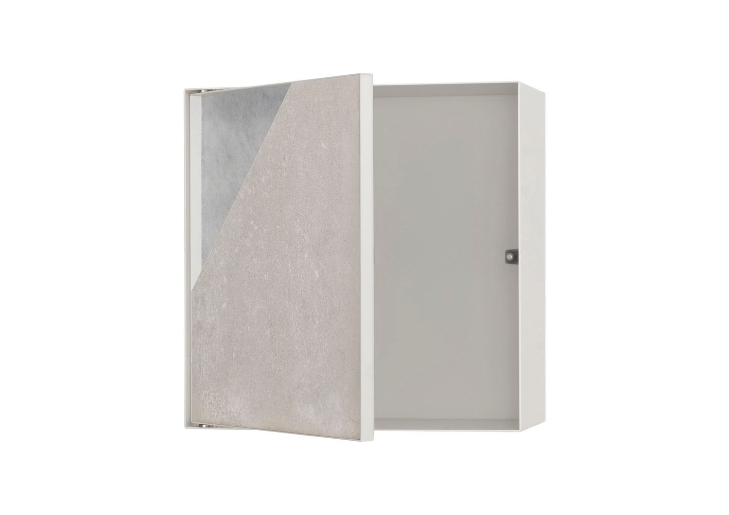 ESS Einbau-Schrank T- BOX 30 x 30 x 10 cm, Wandnische, mit befliesbarer Tür, Creme