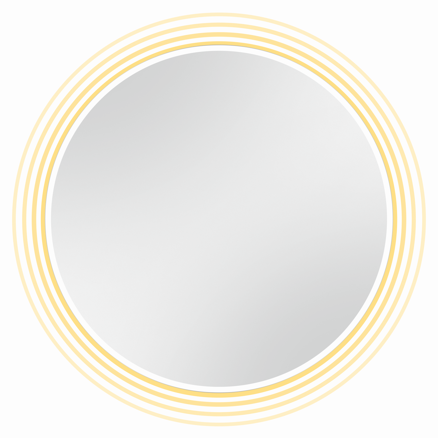 Euraspiegel LED-Lichtspiegel Laurius Ø 600 mm, 35 W, rund, LED-Technik