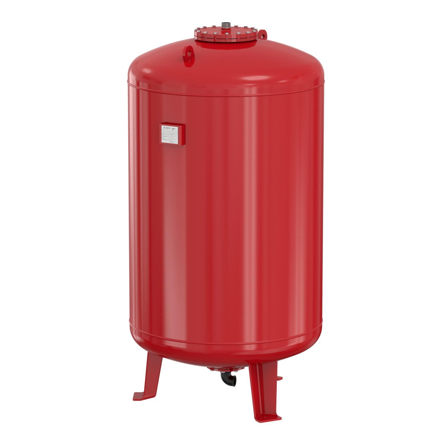 Flamco Vorlagebehälter FLEXCON VB 1200 l, 10 bar, G 1 1/2 F, R 1 1/2, rot