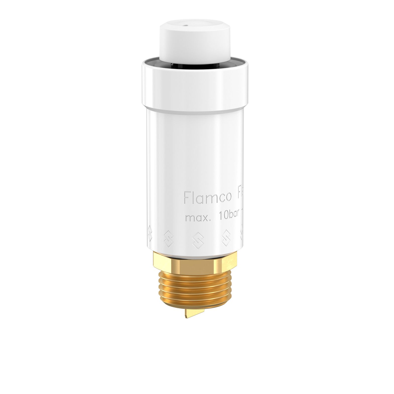 Flamco Schwimmerentlüfter Flexvent G 1/2, weiß, ohne Absperrventil