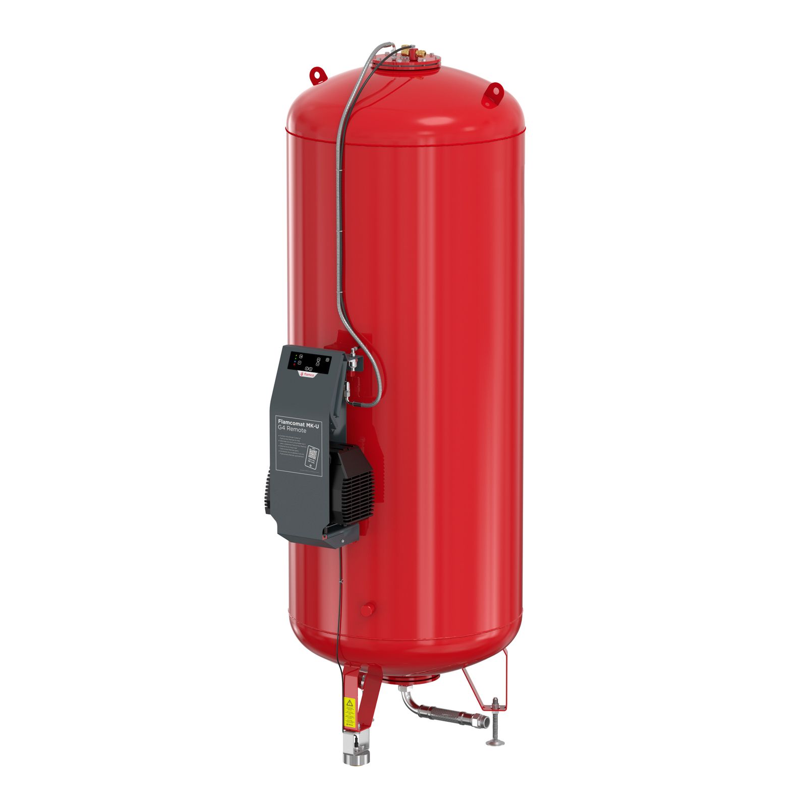 Flamco Kompressor-Druckhalteautomat FLEXCON M-K/U 1000 l, 8 bar, PN 10, G 1 1/4 M, innenbeschichtet