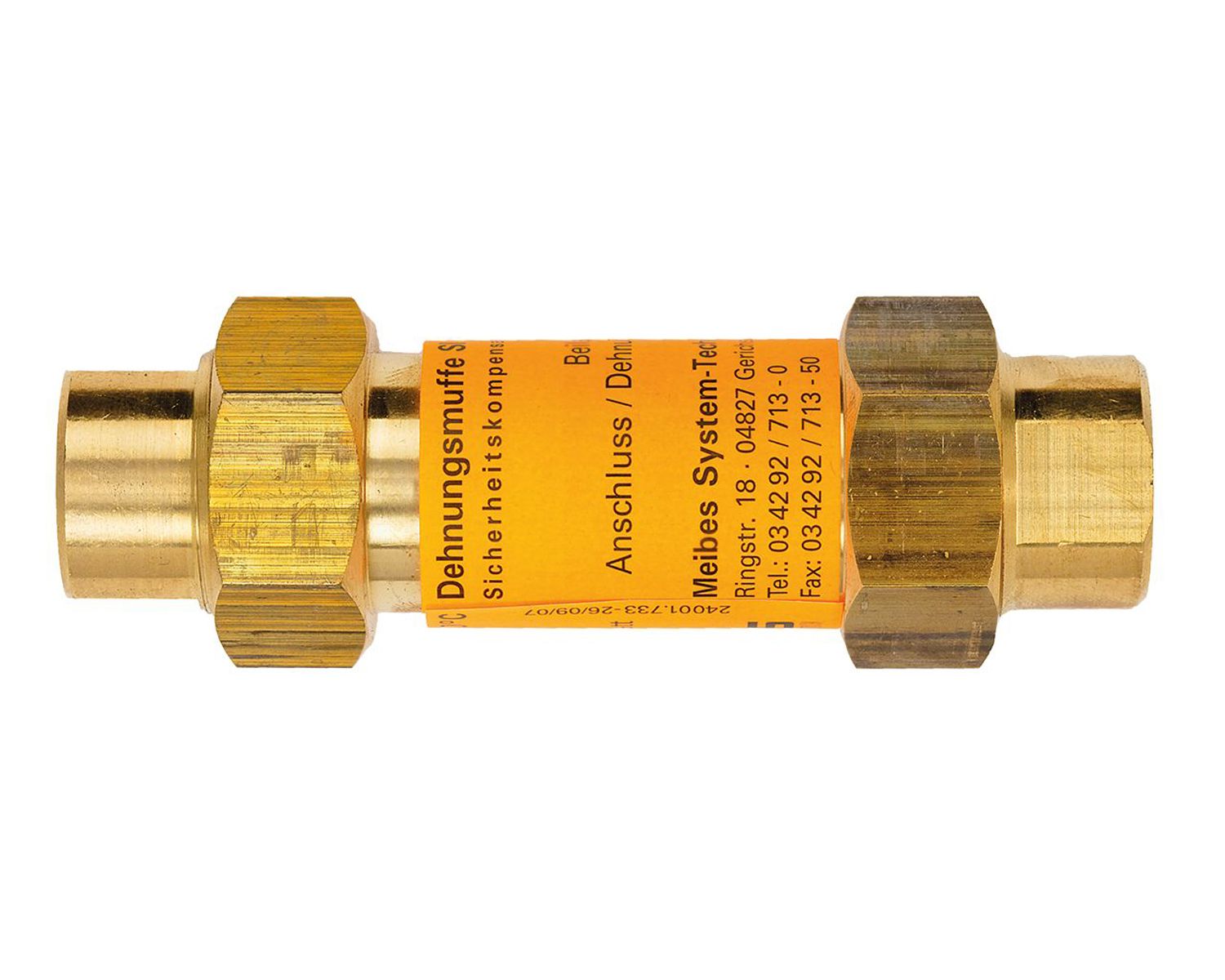Meibes Dehnungsausgleicher SI 10 DN 35 bis 6 mm, Lötanschluss
