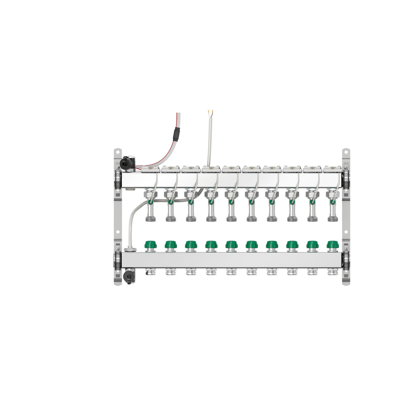 Flamco Systemverteiler Secos 9 Kreise, vormontiert