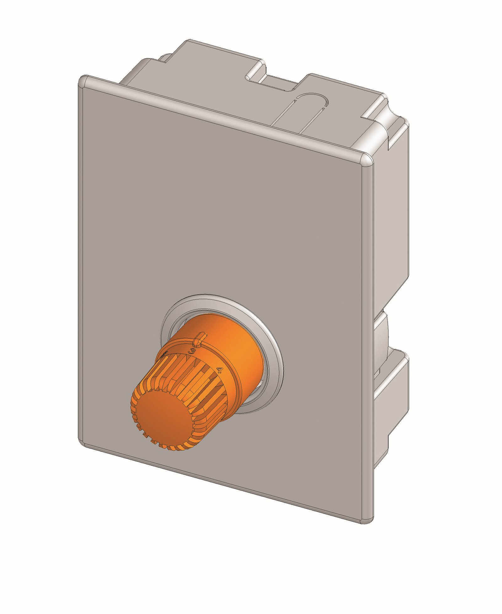 Flamco Thermostatkopf Kopf-RTL-I Exclusiv, Kunststoff, weiß, für Regelbox, Messing