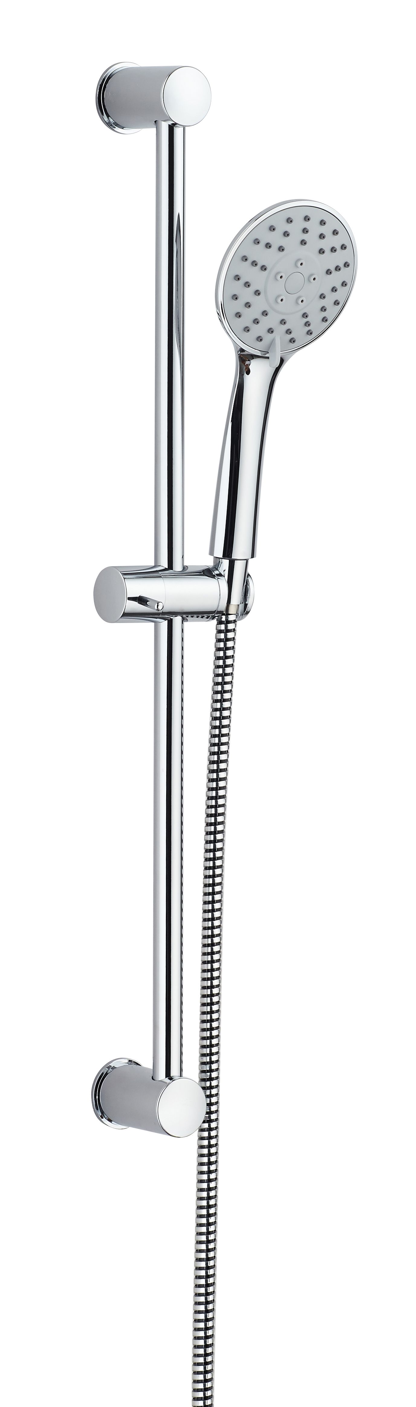 FORMAT Basic Brause-Set 600 mm, chrom, 3-strahlig, mit Handbrause und ...
