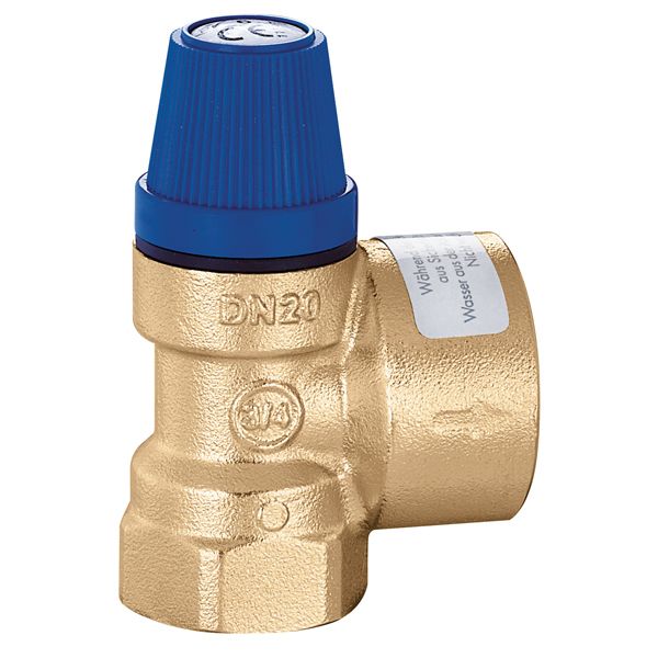 FORMAT Therm Membran-Sicherheitsventil 3/4" x 1", 10 bar für Brauchwasser
