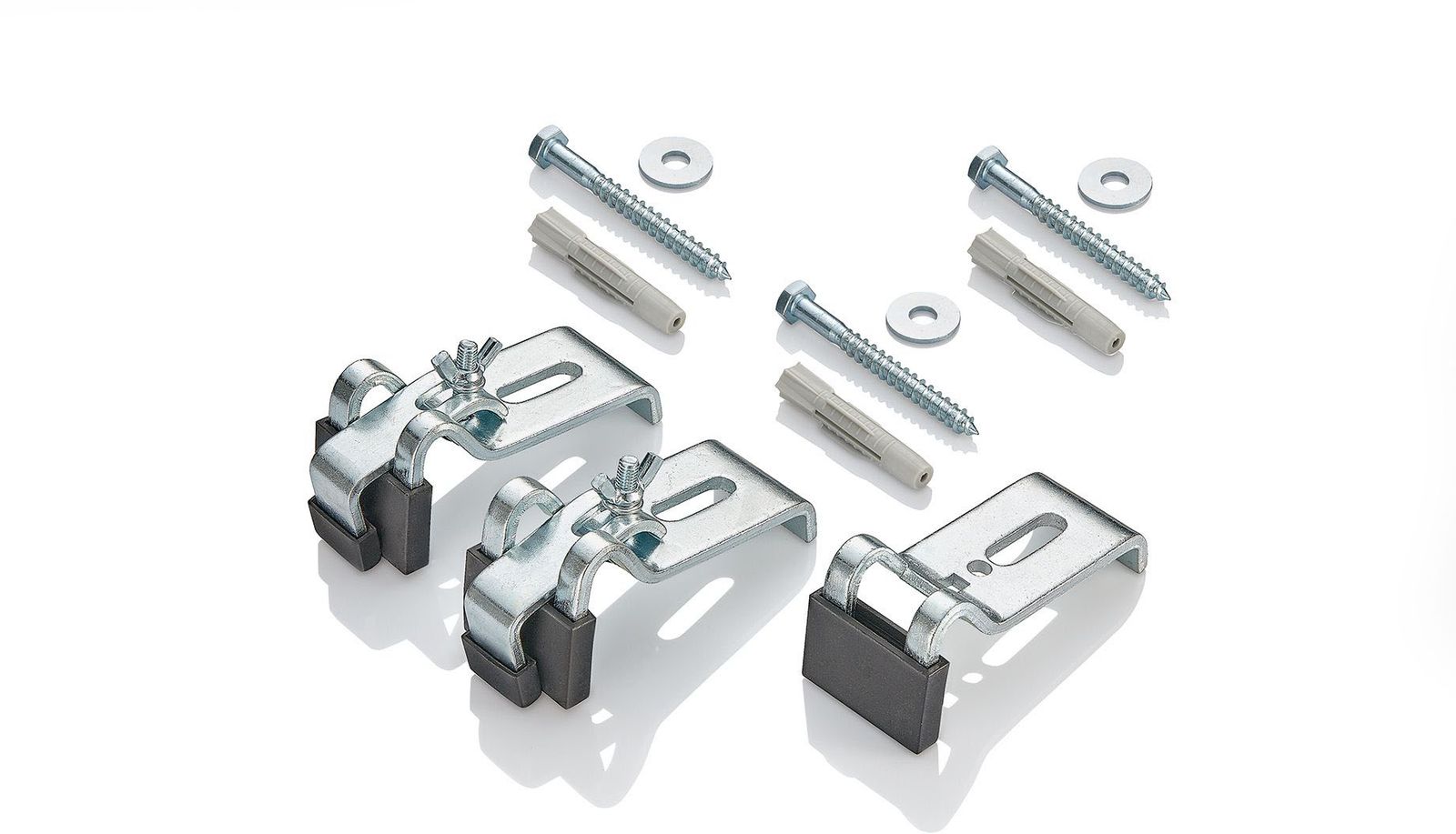 FORMAT Tec Wandanker Premium 3 Stück, für Acryl-, Stahl und Mineralgusswannen
