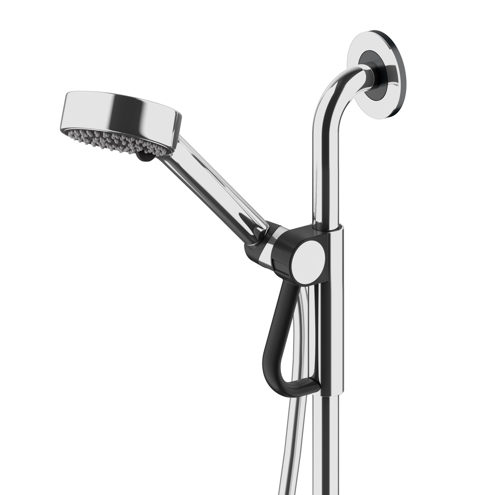 FSB Brausestange ErgoSystem E300 1048 mm, 60 kg, poliert, mit Brausekopfhalter