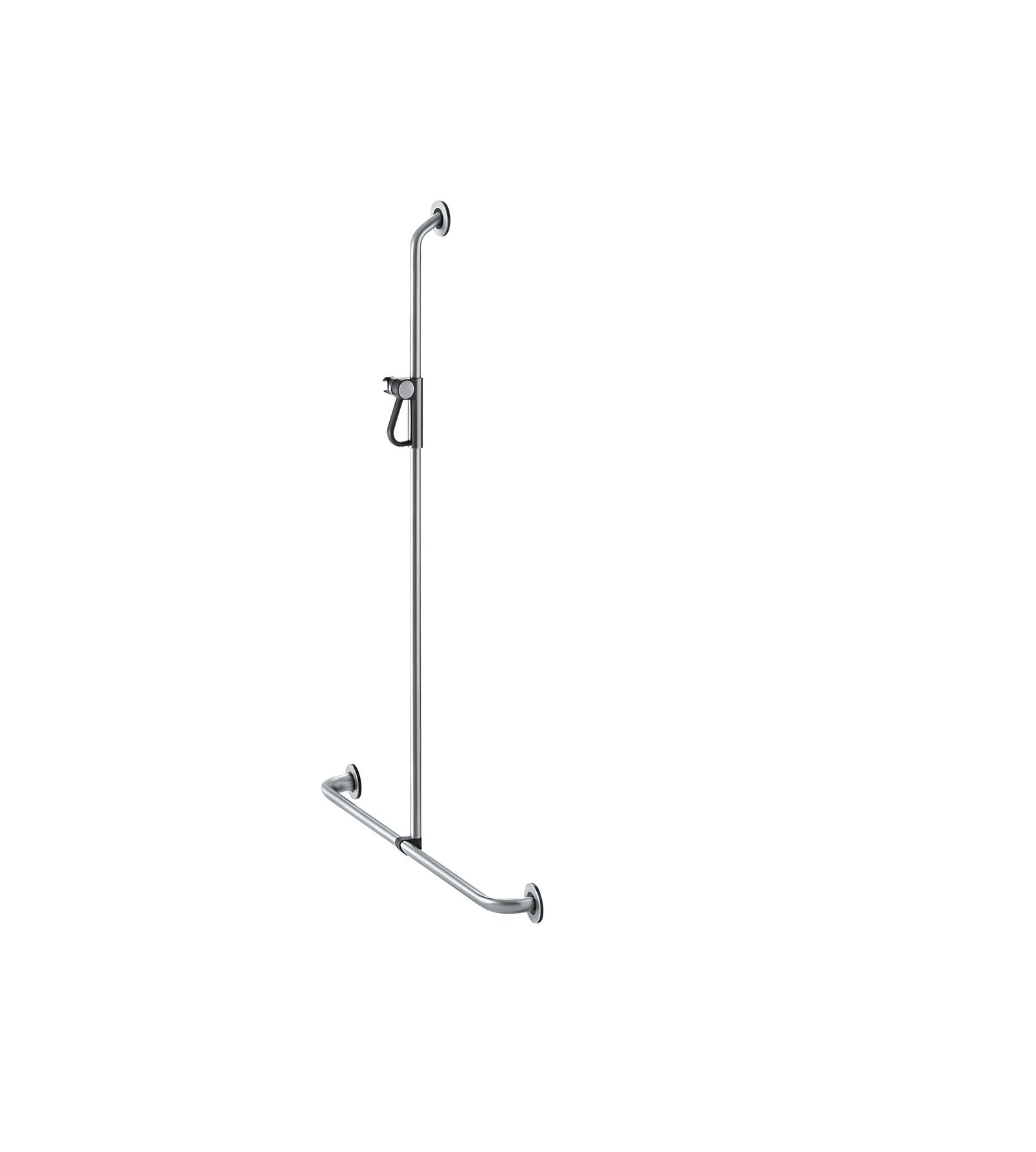 FSB Brausestange ErgoSystem E300 1198 mm, fein matt, mit Brausekopfhalter, suizid-hemmend