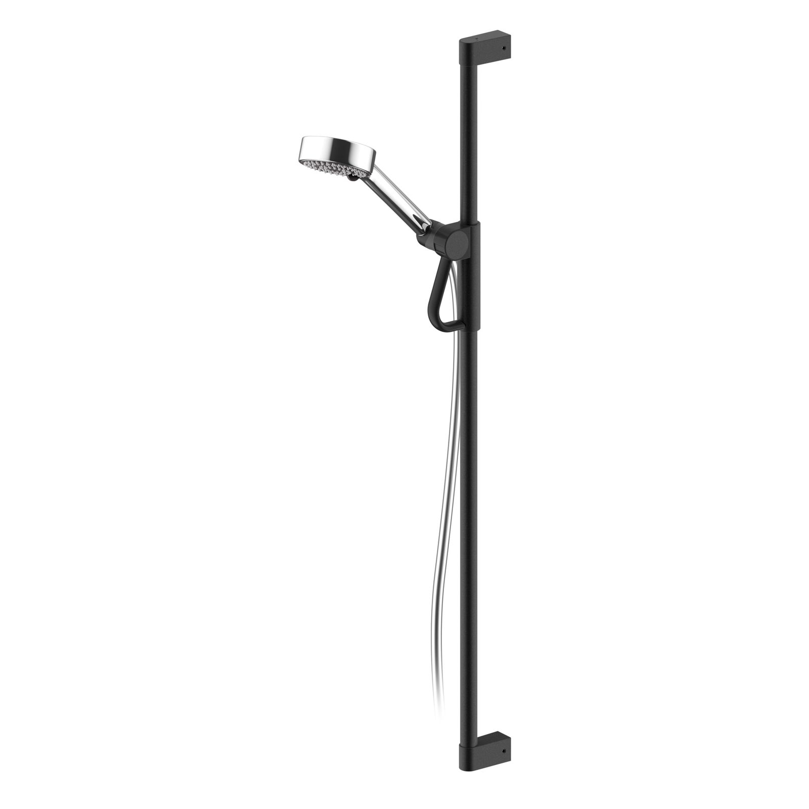 FSB Brausestange ErgoSystem A100 900 mm, anthrazitgrau metallic, mit Brausekopfhalter, Handbrause