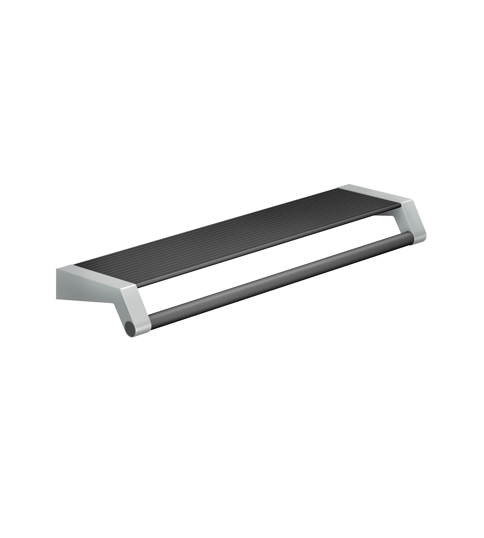 FSB Ablage ErgoSystem A100 600mm, mit Haltegriff/Handtuchstange, anemonenweiß